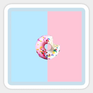 donut surrealism Sticker